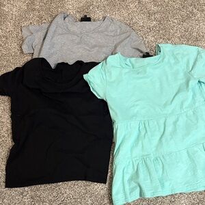Nursing Queen Short Sleeve Tees in Gray, Black, and Mint